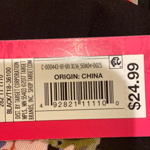 Black Floral Dress - Picture 5 of 5